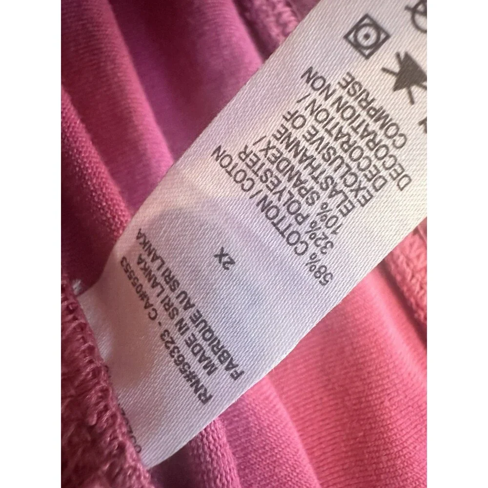 Nike Logo All Over Print Clash Legging Athletic Cosmic Pink Women’s Size 2XL